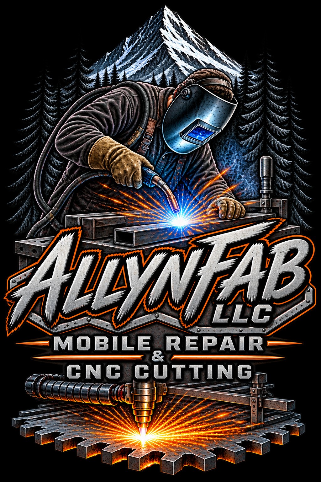 AllynFab LLC Mobile Repair and CNC Cutting logo